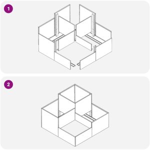 vidaXL Donica ogrodowa Czarna Metalowa 100 x 100 x 60 cm Donice Donica 10