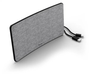 “Fabric Design“ Indoor Aerial, DVB-T2, Active, grey/black 4