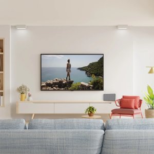 “Fabric Design“ Indoor Aerial, DVB-T2, Active, grey/black 8