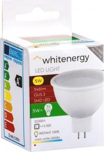Whitenergy żarówka LED GU5.3, 10 x SMD 2835, 5W, mleczne, MR16 (10367) 5