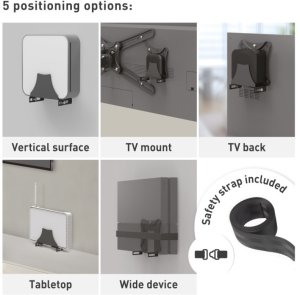 Uchwyt Ścienny lub VESA do MediaBox Smart TV Box MiniPC Regulowany 5