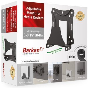 Uchwyt Ścienny lub VESA do MediaBox Smart TV Box MiniPC Regulowany 8