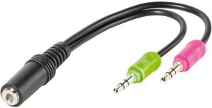 Vivanco adapter 3.5mm - 2x3.5mm (45511) 1