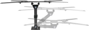 Equip 650412 uchwyt do telewizorów 139,7 cm (55") Czarny 3