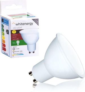 Whitenergy żarówka LED GU10, 8 x SMD 2835, 7W, mleczne, MR16 (10365) 1
