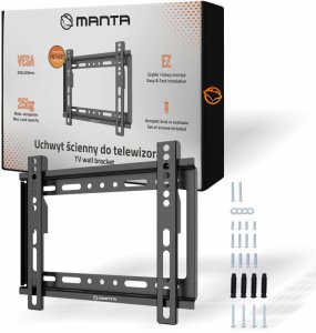 Uchwyt wieszak do telewizora TV 14-43 cali Uniwersalny Manta P10 6