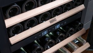 Chłodziarka do wina Berg BRGSW24 Winiarka czarna do zabudowy 24 butelki 3