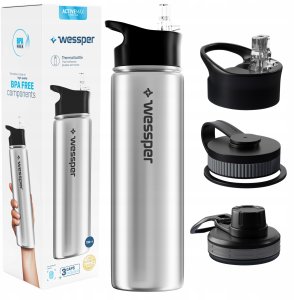Wessper Butelka termiczna stalowa 700 ml WES266-SL-700 2