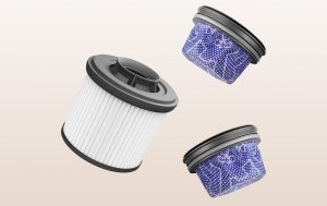 Zestaw akcesoriów (1* Filtr HEPA, 2* Uchwyt filtra gąbkowego powietrza wlotowego) do Dreame Z20/Z30 4