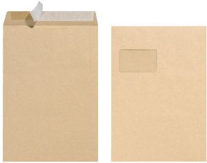 Herlitz 10900769 koperta C4 (229 x 324 mm) Brązowy 10 szt. 1