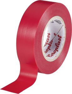 Coroplast 302 302-25-RD Isoleringsbånd Rød (L x B) 25 m x 15 mm 1 stk 1