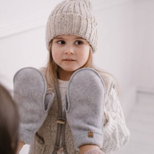 Zaffiro - Rękawiczki dla dorosłych Wełna premium S/M Beige U 4