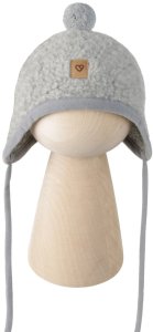 Zaffiro - Czapeczka Tulip 100% wełna - Baranek M (6-12m) Grey U 5