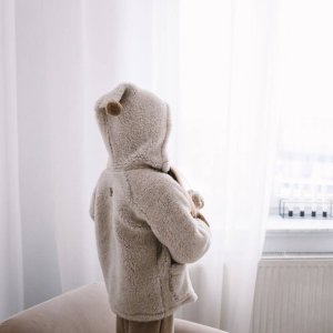 Zaffiro - Kurteczka Meri 100% wełna - Baranek 110/116 Beige U 15