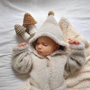 Zaffiro - Kurteczka Meri 100% wełna - Baranek 110/116 Beige U 6