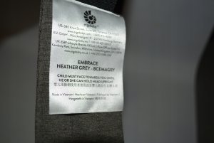 ERGOBABY carrier Embrace - Heather Grey 7