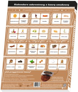 Cup&You Kalendarz adwentowy z kawą Christmas Land - 24 różne smaki świeżo mielonej kawy Arabica 4