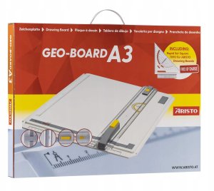 ARISTO Geo Board Zeichenplatte A3 Schnellzeichendreieck 6