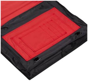 ARISTO Zeichenplattentasche A4 Carry Bag schwarz Innen rot 3