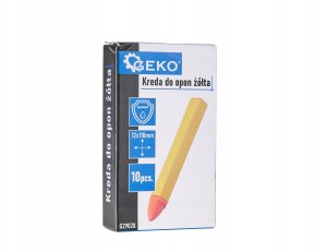 Geko Kreda wodoodporna do opon żółta 12x110mm – zestaw 10szt. (12/120) 4