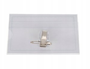 Identyfikator z klipsem i agrafką 90x56mm (10/2000) 4