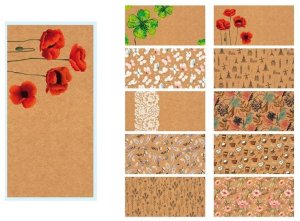 Koperta kolorowa DL naturalna (20szt) 1