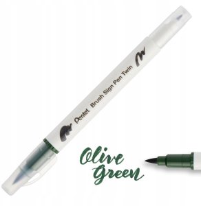 Pentel Pisak pędzelkowy Pentel Brush Sign Pen Twin SESW30 2