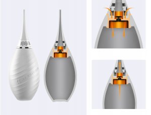 Gruszka Dmuchawka 2w1 Do Czyszczenia Matrycy Optyki Aparatu Obiektywu K&f / Kf08.048 / Biały 6