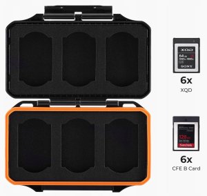 Futerał Hard Case Etui Pudełko Na Karty Pamięci 6x Xqd / Cf Cfexpress Typu B / Kf31.108 6