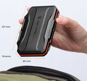 Futerał Hard Case Etui Pudełko Na Karty Pamięci 6x Xqd / Cf Cfexpress Typu B / Kf31.108 8