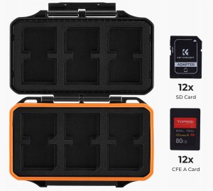 Futerał Hard Case Etui Pudełko Na Karty 24x Sd / Sdxc / Sdhc / Cf Cfexpress Typ A / Kf31.109 6