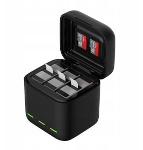 Ładowarka Usb Na 3x Akumulator Bateria Do Gopro Hero 13 Black / Telesin / S0-bcg-10-tgp 1