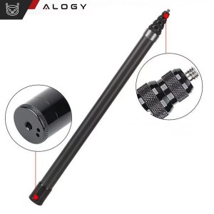 Teleskopowy kijek Selfie Stick Alogy do GoPro/DJI/Insta - 45-310cm - 3 metry 13