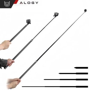 Teleskopowy kijek Selfie Stick Alogy do GoPro/DJI/Insta - 45-310cm - 3 metry 15