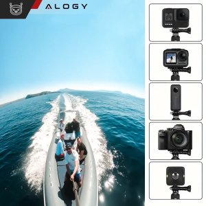 Teleskopowy kijek Selfie Stick Alogy do GoPro/DJI/Insta - 45-310cm - 3 metry 6
