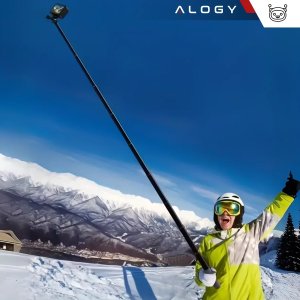 Teleskopowy kijek Selfie Stick Alogy do GoPro/DJI/Insta - 45-310cm - 3 metry 8