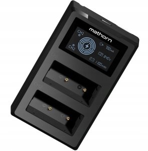 Ładowarka dwukanałowa Mathorn MBC-D107 USB-C do Canon LP-E17 1