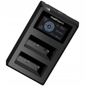 Ładowarka dwukanałowa Mathorn MBC-D130 USB-C do Fujifilm NP-W126S 1