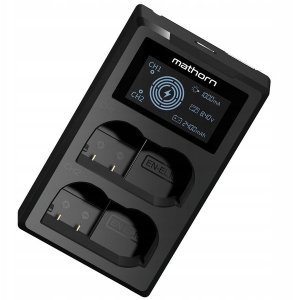 Ładowarka dwukanałowa Mathorn MBC-D210 USB-C do Nikon EN-EL15 1