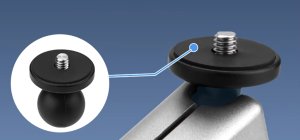 UCHWYT ROWEROWY NA MOTOCYKL KIEROWNICĘ REGULOWANY KULOWY 1/4 CALA 360 STOPNI GOPRO NA KAMERĘ SPORTOWĄ 11