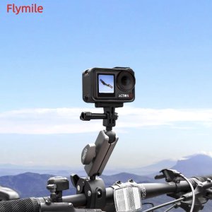 UCHWYT ROWEROWY NA MOTOCYKL KIEROWNICĘ REGULOWANY KULOWY 1/4 CALA 360 STOPNI GOPRO NA KAMERĘ SPORTOWĄ 6