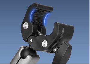 UCHWYT ROWEROWY NA MOTOCYKL KIEROWNICĘ REGULOWANY KULOWY 1/4 CALA 360 STOPNI GOPRO NA KAMERĘ SPORTOWĄ 7