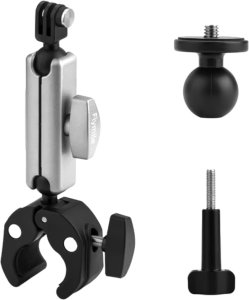 UCHWYT ROWEROWY NA MOTOCYKL KIEROWNICĘ REGULOWANY KULOWY 1/4 CALA 360 STOPNI GOPRO NA KAMERĘ SPORTOWĄ 10