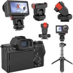 UCHWYT ADAPTER DO SZYBKIEGO MONTAŻU DO KAMERY 1/4 CALA REGULOWANY DJI OSMO ACTION 5 PRO / 4 / 3 / 2 1