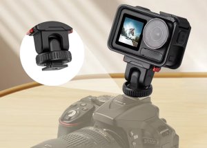 UCHWYT ADAPTER DO SZYBKIEGO MONTAŻU DO KAMERY 1/4 CALA REGULOWANY DJI OSMO ACTION 5 PRO / 4 / 3 / 2 4