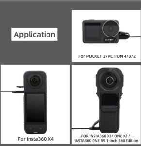 MIKROFON KRAWATOWY Z KLIPSEM USB C DO DJI OSMO POCKET 3 / DJI OSMO ACTION 5 4 3 2 8