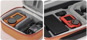 POKROWIEC FUTERAŁ CASE ETUI OSŁONA SILIKONOWA + PASEK SMYCZ DO DJI OSMO ACTION 5 PRO - RED 6