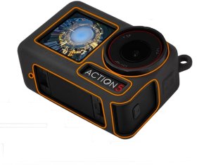 POKROWIEC FUTERAŁ CASE ETUI OSŁONA SILIKONOWA + PASEK SMYCZ DO DJI OSMO ACTION 5 PRO - RED 9