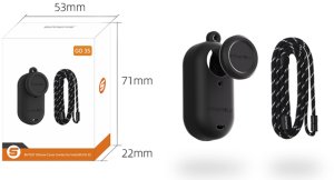 ETUI GUMOWE OSŁONA OCHRONNA ZE SMYCZĄ SUNNYLIFE DO INSTA360 GO 3S (BIAŁE) 10