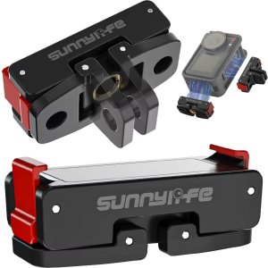 MOCOWANIE UCHWYT MAGNETYCZNY DO SZYBKIEGO MONTAŻU 1/4'' CALA SUNNYLIFE DO KAMERY DJI ACTION 2 / 3 / 4 / 5 PRO 1